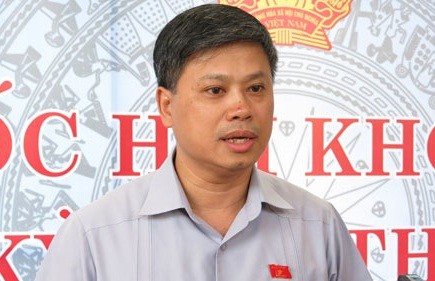 ĐB Quốc hội Nguyễn Sỹ Cương - Ủy viên Thường trực Ủy ban Pháp luật của Quốc hội.
