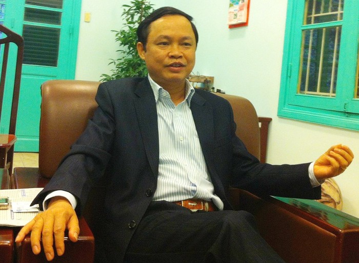 Ông Nguyễn Quang Mạnh - Trưởng Ban Quản lý dự án đường sắt đô thị Hà Nội. Ảnh: Ngọc Quang.