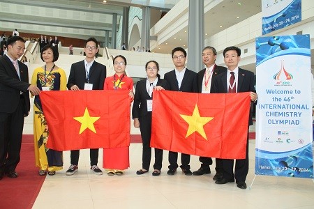 Đội tuyển Olympic Hóa học Việt Nam giành 2 huy chương vàng tại kỳ thi này. Ảnh: Dân trí.