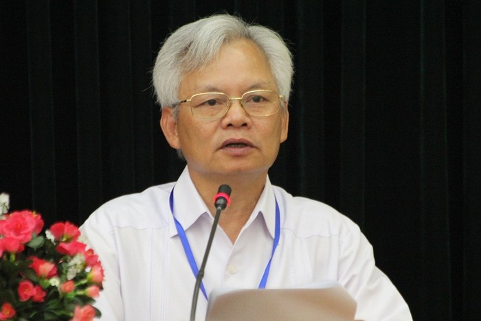 GS.TS Tạ Ngọc Tấn - Giám đốc Học viện Chính trị Quốc gia Hồ Chí Minh. Ảnh: Ngọc Quang.