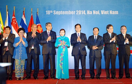 Thủ tướng cùng Bộ trưởng Y tế các nước Asean.