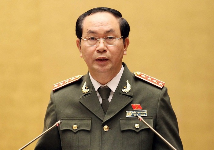Đại tướng Trần Đại Quang - Bộ trưởng Bộ Công an. Ảnh: TTBC