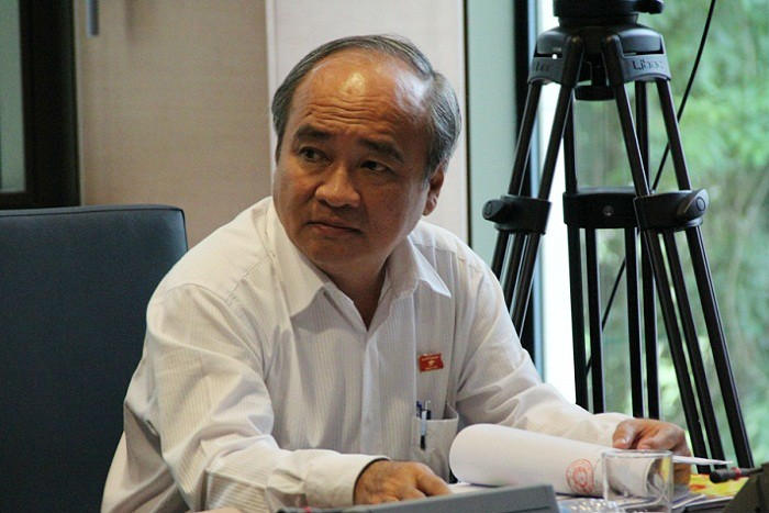 Đại biểu Quốc hội Huỳnh Minh Thiện đề nghị sau năm 2020 mới tính đến triển khai dự án Cảng hàng không quốc tế Long Thành. Ảnh: Diệu Linh.