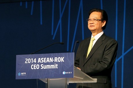 Thủ tướng Nguyễn Tấn Dũng khẳng định Hàn Quốc là đối tác lớn của Việt Nam. Ảnh: VGP.