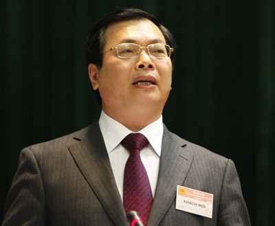 Ông Vũ Huy Hoàng - Bộ trưởng Bộ Công thương. ảnh: Dân trí