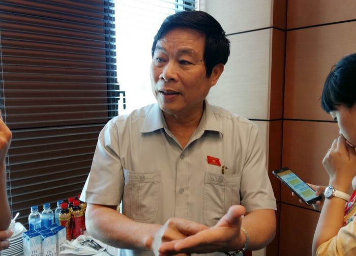 Bộ trưởng Nguyễn Bắc Son nhấn mạnh, không để tư nhân núp bóng báo chí. ảnh: Ngọc Quang.