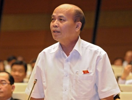 Đại biểu Đỗ Văn Đương đề nghị tội phạm hóa hành vi ăn quỵt. ảnh: TTBC Quốc hội.