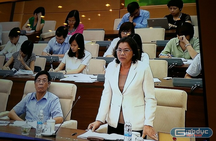 Bà Lê Thị Thu Ba - Phó Trưởng Ban Cải cách Tư pháp Trung ương. ảnh: Ngọc Quang.
