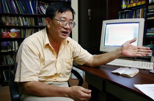 GS.TSKH Nguyễn Xuân Hãn cho rằng, kết quả yếu kém của kỳ thi vừa qua có lỗi rất lớn của những người đứng đầu ngành giáo dục. ảnh: Giáo dục Việt Nam.