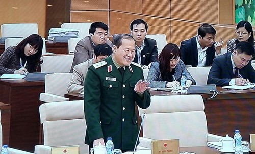 Trung tướng Bế Xuân Trường. ảnh: Ngọc Quang.
