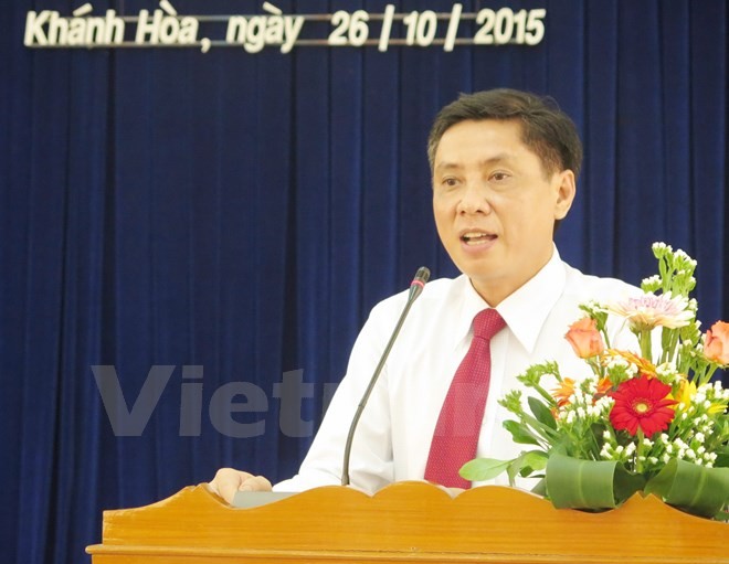 Ông Lê Đức Vinh - Chủ tịch UBND tỉnh Khánh Hòa. ảnh: TTXVN.
