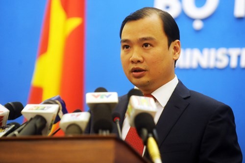 Người phát ngôn Bộ Ngoại giao Việt Nam - ông Lê Hải Bình. Ảnh: Vietnam Breaking News.