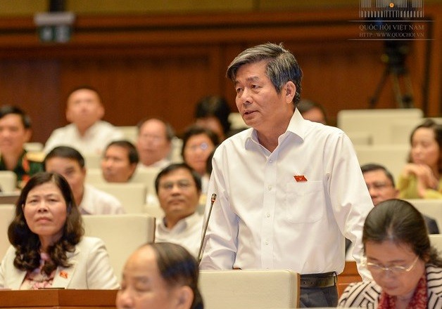 Bộ trưởng Bùi Quang Vinh khẳng định, đất nước muốn phát triển thì phải ngăn chặn được lãng phí. Ảnh: Trung tâm thông tin Quốc hội.