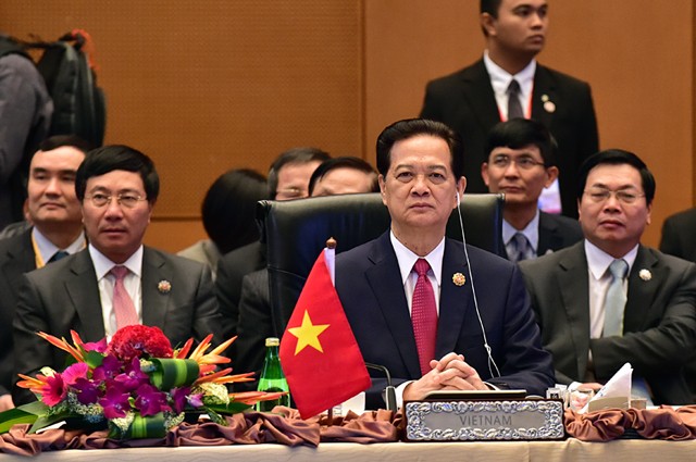 Thủ tướng Nguyễn Tấn Dũng nhấn mạnh, Việt Nam sẽ làm hết sức mình để cùng các nước đưa Biển Đông thành khu vực hòa bình, phát triển. ảnh: VGP.