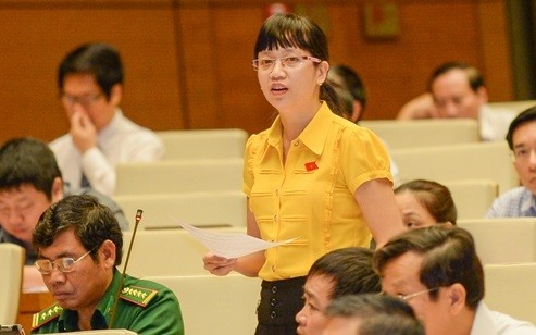 Đại biểu Quốc hội Điểu Huỳnh Sang (đoàn Bình Phước). ảnh: Trung tâm thông tin Quốc hội.