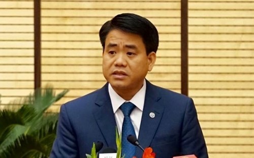 Tân Chủ tịch UBND thành phố Hà Nội - ông Nguyễn Đức Chung. ảnh: Hà Nội Mới.