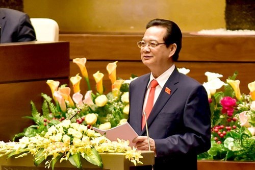 Thủ tướng Nguyễn Tấn Dũng là một trong hai nhà lãnh đạo trên toàn thế giới được trao tặng giải thưởng vì hòa bình. ảnh: VGP.