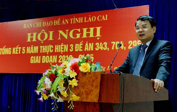 Ông Đặng Xuân Phong - Chủ tịch UBND tỉnh Lào Cai. ảnh: Báo Lào Cai.