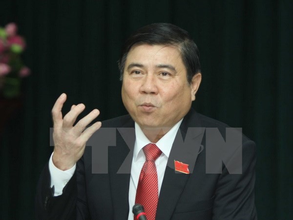Ông Nguyễn Thành Phong - Chủ tịch UBND thành phố Hồ Chí Minh. ảnh: TTXVN.