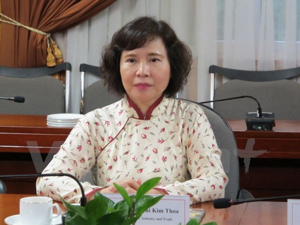 Bà Hồ Thị Kim Thoa - Thứ trưởng Bộ Công Thương. ảnh: Báo Đầu tư.