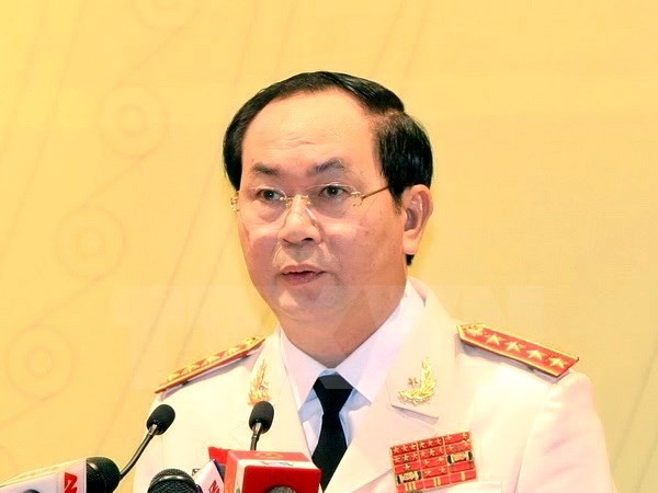 Đại tướng Trần Đại Quang. ảnh: TTXVN.