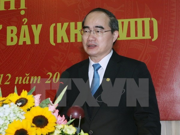 Ông Nguyễn Thiện Nhân - Chủ tịch Ủy ban Trung ương Mặt trận Tổ quốc Việt Nam. ảnh: TTXVN.