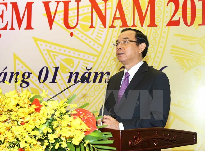 Ông Nguyễn Văn Nên giữ chức Chánh Văn phòng Trung ương Đảng. (Ảnh: An Đăng/TTXVN)