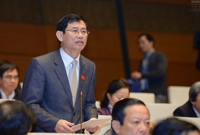 Đại biểu Nguyễn Ngọc Phương cho rằng, đang thiếu cơ chế gắn trách nhiệm cho người đứng đầu. ảnh: Trung tâm thông tin Quốc hội.