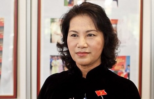 Tân Chủ tịch Quốc hội khóa XIV - bà Nguyễn Thị Kim Ngân. ảnh: TTXVN.