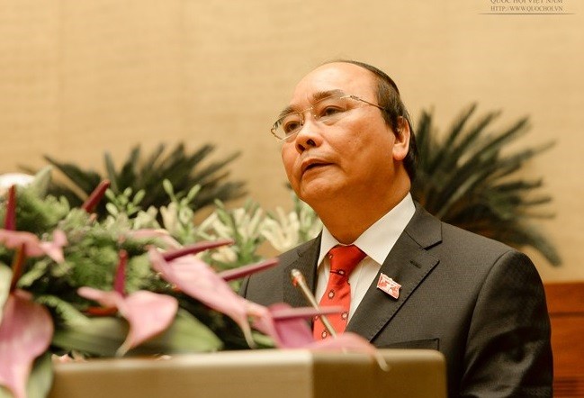 Thủ tướng Nguyễn Xuân Phúc. ảnh: Trung tâm thông tin Quốc hội.