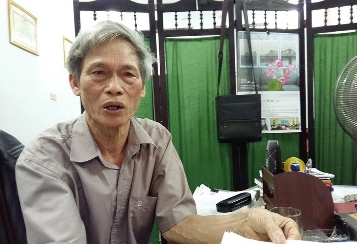 Ông Nguyễn Hữu Tố đã 34 năm đi kêu oan cho vợ, nhưng tới nay chưa được giải quyết chế độ. ảnh: Ngọc Quang.