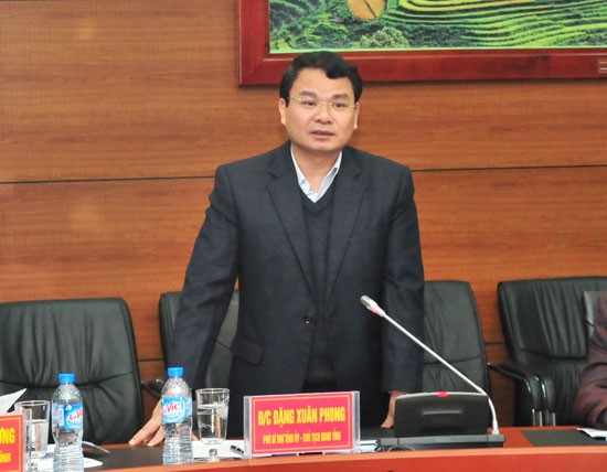 Ông Đặng Xuân Phong giữ chức Chủ tịch UBND tỉnh Lào Cai. ảnh: báo Lào cai.