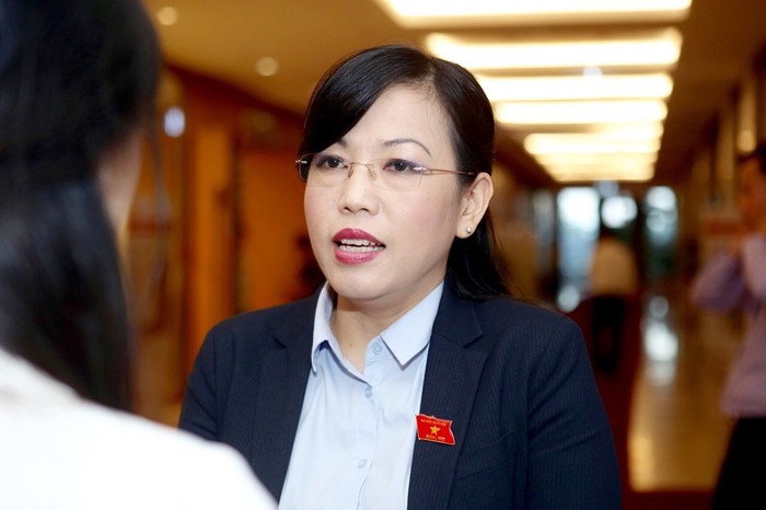 Bà Nguyễn Thanh Hải đề nghị Chính phủ xem xét lại kế hoạch phát triển nguồn nhân lực 2011 - 2020. ảnh: Minh Thắng.