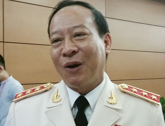 Thượng tướng Lê Quý Vương khẳng định, Bộ Công an đã chỉ đạo phải nghiêm túc và minh bạch khi điều tra các sai phạm liên quan tới ông Trịnh Xuân Thanh. ảnh: Nguyễn Kiên.