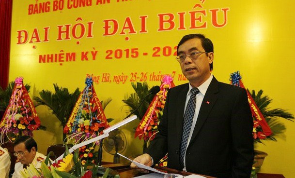 Ông Nguyễn Đức Chính - Chủ tịch UBND tỉnh Quảng Trị. ảnh: conganquangtri.com