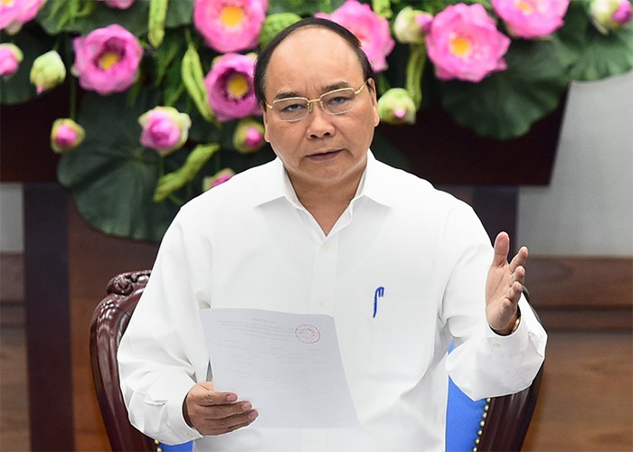 Thủ tướng Nguyễn Xuân Phúc đã ký quyết định phân công công tác của Thủ tướng và các Phó Thủ tướng. ảnh: VGP.