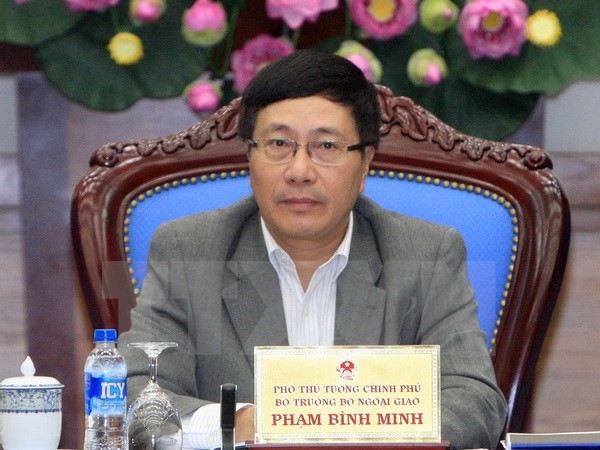 Phó Thủ tướng Phạm Bình Minh. ảnh: TTXVN.