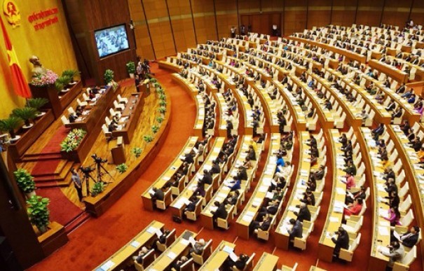 Các kỳ họp Quốc hội là mục tiêu bảo vệ quan trọng theo dự án Luật Cảnh vệ. ảnh: quochoi.vn