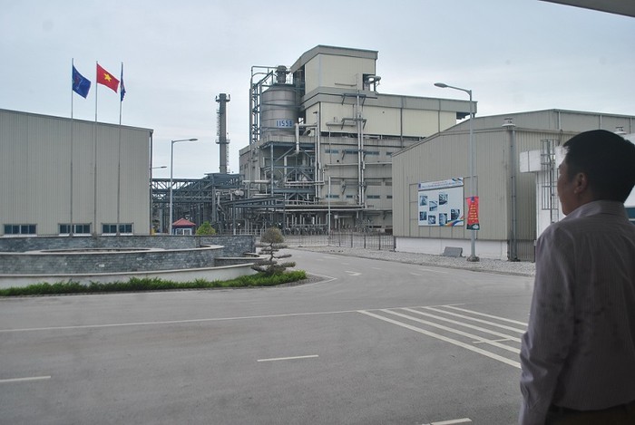 Tới thời điểm hiện tại, Nhà máy sản xuất xơ sợi polyester Đình Vũ (PVTex, Hải Phòng) là một dự án thua lỗ trầm trọng. ảnh: Mai Công Thành/Tuổi trẻ.