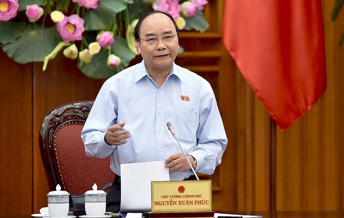 Thủ tướng Nguyễn Xuân Phúc: “Gặp khó khăn mà chùn bước, không có ý chí thì không bao giờ thành công”. ảnh: VGP.