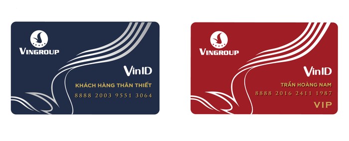 Nhận diện mới của thẻ VinID.