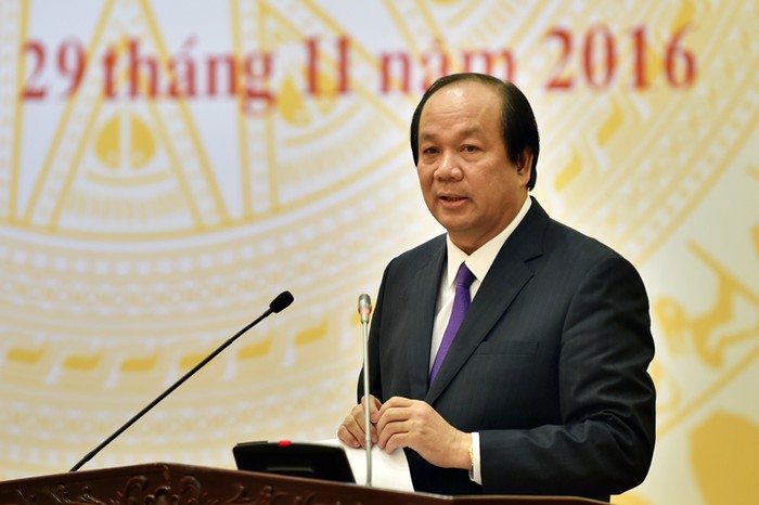 Bộ trưởng Mai Tiếng Dũng cho biết, Thủ tướng Nguyễn Xuân Phúc nhắc nhở các thành viên của Chính phủ quyết tâm thực hiện những vấn đề đã chất vấn trước Quốc hội. ảnh: VGP.