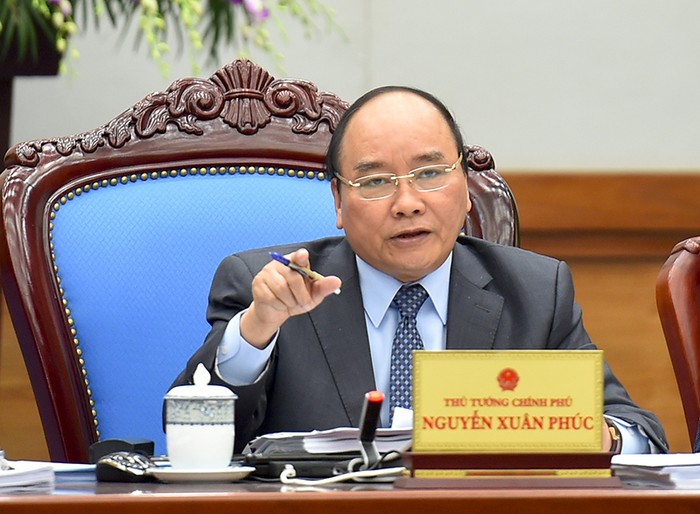 Thủ tướng Nguyễn Xuân Phúc yêu cầu không chúc Tết, biếu xén quà cáp, phong bì. ảnh: VGP.
