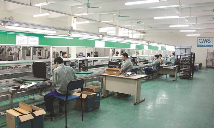 Nhà máy CMS được trang bị hệ thống dây chuyền sản xuất theo quy mô công nghiệp.