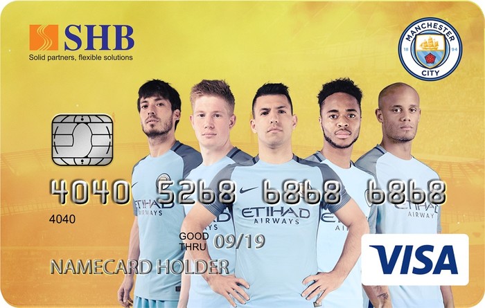 Ngân hàng SHB chính thức ra mắt sản phẩm thẻ tín dụng hoàn tiền đầu tiên với tên gọi SHB-ManCity Visa Cashback.
