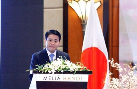 Ông Nguyễn Đức Chung cho biết, Hà Nội luôn coi trọng hợp tác với Nhật Bản. ảnh: TM.
