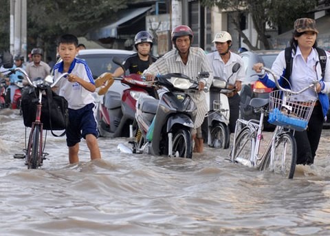 Đối phó với biến đổi khí hậu là nhiệm vụ quan trọng của đất nước. ảnh: Báo Ninh Thuận.