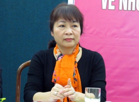 Bà Trần Thị Thúy Nga, Chủ tịch Hội Đào tạo – Phát triển nghề làm đẹp Việt Nam.