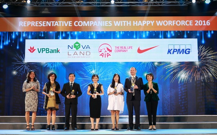 Novaland vinh dự nhận giải “Doanh nghiệp tiêu biểu có nguồn nhân lực hạnh phúc”.