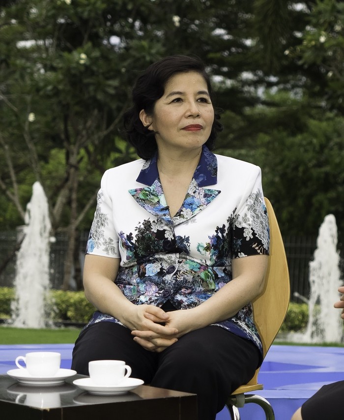 Bà Mai Kiều Liên – Tổng Giám Đốc Vinamilk, nữ tướng ngành sữa của Việt Nam. ảnh: QT.